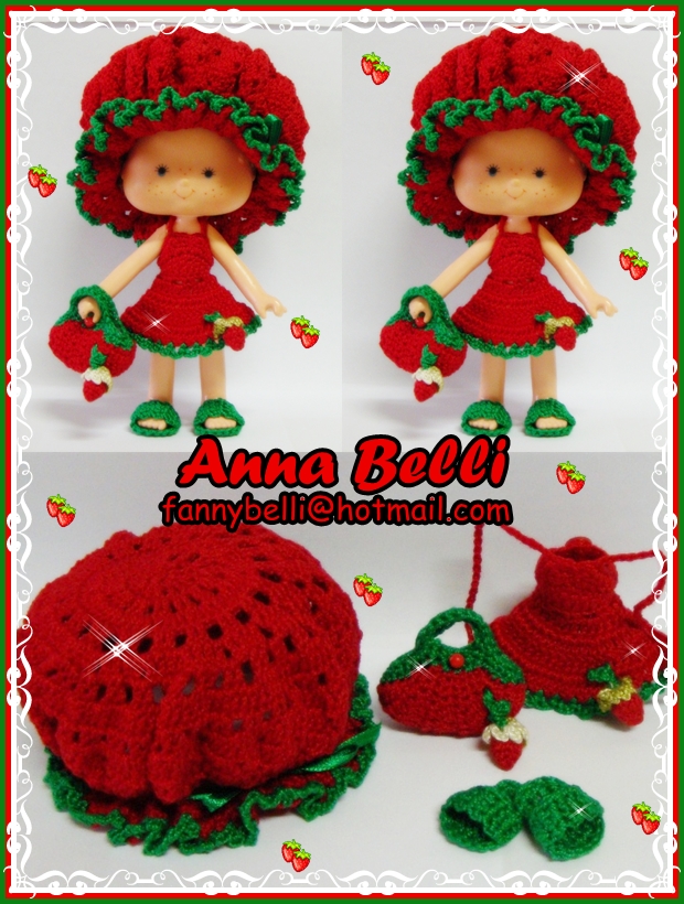 Amigurumi Moranguinho para Imprimir e Pintar amigurumi-moranguinho